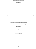 Cover page: Subjective Response and Self-Administration of Alcohol: Implications for Alcoholism Etiology