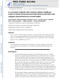 Cover page: A Co-Located Continuity Clinic Model to Address Healthcare Needs of Women Living Unhoused With Opioid Use Disorder, Who Engage in Transactional Sex in North Seattle.