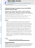 Cover page: Self-reported Changes in Cannabis Use Due to the COVID-19 Pandemic among US Adults