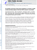 Cover page: Occupation and lower urinary tract symptoms in women: A rapid review and meta‐analysis from the PLUS research consortium