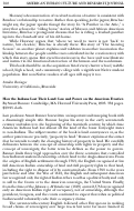 Cover page: How the Indians Lost Their Land: Law and Power on the American Frontier. By Stuart Banner.