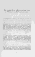 Cover page: Des-centrando el sujeto escriturario en el "Primero sueño" de Sor Juana