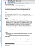 Cover page: Limitations in current acetylcholinesterase structure–based design of oxime antidotes for organophosphate poisoning