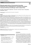 Cover page: Efbemalenograstim alfa, an Fc fusion protein, long-acting granulocyte-colony stimulating factor for reducing the risk of febrile neutropenia following chemotherapy: results of a phase III trial.