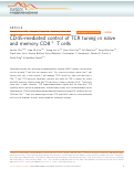 Cover page: CD45-mediated control of TCR tuning in naïve and memory CD8+ T cells