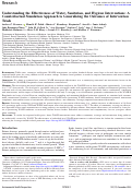 Cover page: Understanding the Effectiveness of Water, Sanitation, and Hygiene Interventions: A Counterfactual Simulation Approach to Generalizing the Outcomes of Intervention Trials.