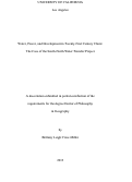 Cover page: Water, Power, and Development in Twenty-First Century China: The Case of the South-North Water Transfer Project