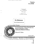 Cover page: AN ASSESSMENT OF THE POTENTIAL FOR FULL COORDINATION OF THE CALIFORNIA ELECTRIC UTILITIES