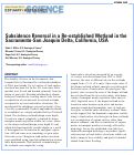 Cover page: Subsidence Reversal in a Re-established Wetland in the Sacramento-San Joaquin Delta, California, USA