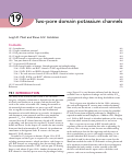 Cover page: Two-Pore Domain Potassium Channels