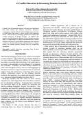 Cover page: Is Conflict Detection in Reasoning Domain General?