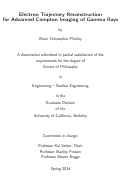 Cover page: Electron Trajectory Reconstruction for Advanced Compton Imaging of Gamma Rays