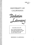 Cover page: Neutron Deficient Radioactive Isotopes of Tantalum and Tungsten