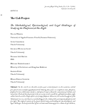 Cover page: The Gab Project: The Methodological, Epistemological, and Legal Challenges of Studying the Platformized Far Right
