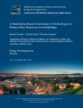 Cover page: A simulation-based assessment of technologies to reduce heat emissions from buildings