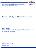 Cover page: Estimates of the Cyclical Inflow of Undocumented Migrants to the United States