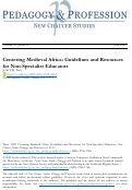 Cover page: Centering Medieval Africa: Guidelines and Resources for Non-Specialist Educators