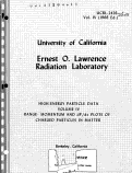 Cover page: HIGH-ENERGY PARTICLE DATA. Volume I KINEMATICS OF PARTICLES AS A FUNCTION OF KINETIC ENERGY.