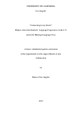 Cover page: "Connecting to My Roots": Filipino American Students' Language Experiences in the U.S. and in the Heritage Language Class