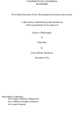 Cover page: First Grade Outcomes From a Phonological Awareness Intervention