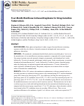 Cover page: Four-Month Moxifloxacin-Based Regimens for Drug-Sensitive Tuberculosis