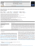 Cover page: Sleep disturbance and suicide risk among sexual and gender minority people