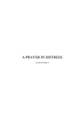 Cover page: A Prayer in Distress