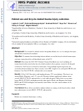 Cover page: Helmet use and bicycle-related trauma injury outcomes