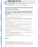 Cover page: Increasing risk of cannabis use disorder among U.S. veterans with chronic pain: 2005-2019.