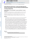 Cover page: Early adolescent subchronic low-dose nicotine exposure increases subsequent cocaine and fentanyl self-administration in Sprague-Dawley rats.