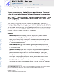 Cover page: Verbal semantics and the left dorsolateral anterior temporal lobe: a longitudinal case of bilateral temporal degeneration