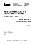 Cover page: Deferred Giving of Real Estate