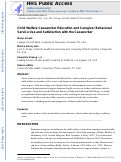 Cover page: Child Welfare Caseworker Education and Caregiver Behavioral Service Use and Satisfaction With the Caseworker