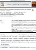 Cover page: Evaluating for unrecognized deficits in perimetry associated with functional upper eyelid malposition