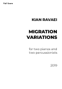 Cover page: Migration Variations