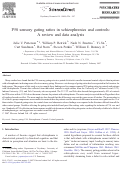 Cover page: P50 sensory gating ratios in schizophrenics and controls: a review and data analysis.