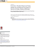 Cover page: Correction: Chamber Bioaerosol Study: Outdoor Air and Human Occupants as Sources of Indoor Airborne Microbes