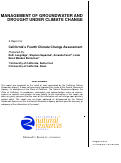 Cover page: Management of Groundwater and Drought Under Climate Change