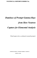 Cover page: Database of prompt gamma rays from slow neutron capture for elemental analysis
