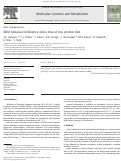 Cover page: Mild fumarase deficiency and a trial of low protein diet