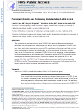 Cover page: Persistent Smell Loss Following Undetectable SARS-CoV-2