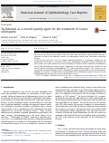 Cover page: Tocilizumab as a steroid sparing agent for the treatment of Graves' orbitopathy