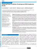 Cover page of Aligning Visual Prosthetic Development With Implantee Needs
