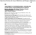 Cover page: Treatment of hypertrophic and keloid scars with a radiofrequency device