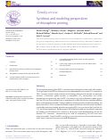 Cover page: Synthesis and modeling perspectives of rhizosphere priming