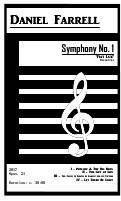Cover page: Symphony No. 1 "Fiat Lux"