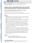 Cover page: Cognitive decline on the Repeatable Battery for the Assessment of Neuropsychological Status in progressive supranuclear palsy