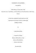 Cover page: A Brief History of Tamil “Race Talk”: Racial Discourse, Tamil History, and Social Protest in Tamil South India, 18th Century - Present