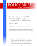 Cover page: The Historical Evolution of STI Policy Decision-making and Key System Characteristics in the United States
