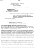 Cover page: EMERGING ISSUES IN CHILD-WELFARE - A STATE SURVEY OF CHILD-WELFARE ADMINISTRATORS IDENTIFIES ISSUES OF CONCERN